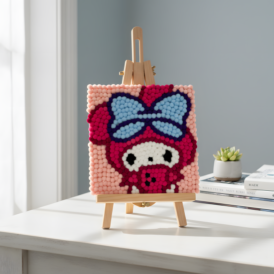 Pompom Ball Mosaic Art